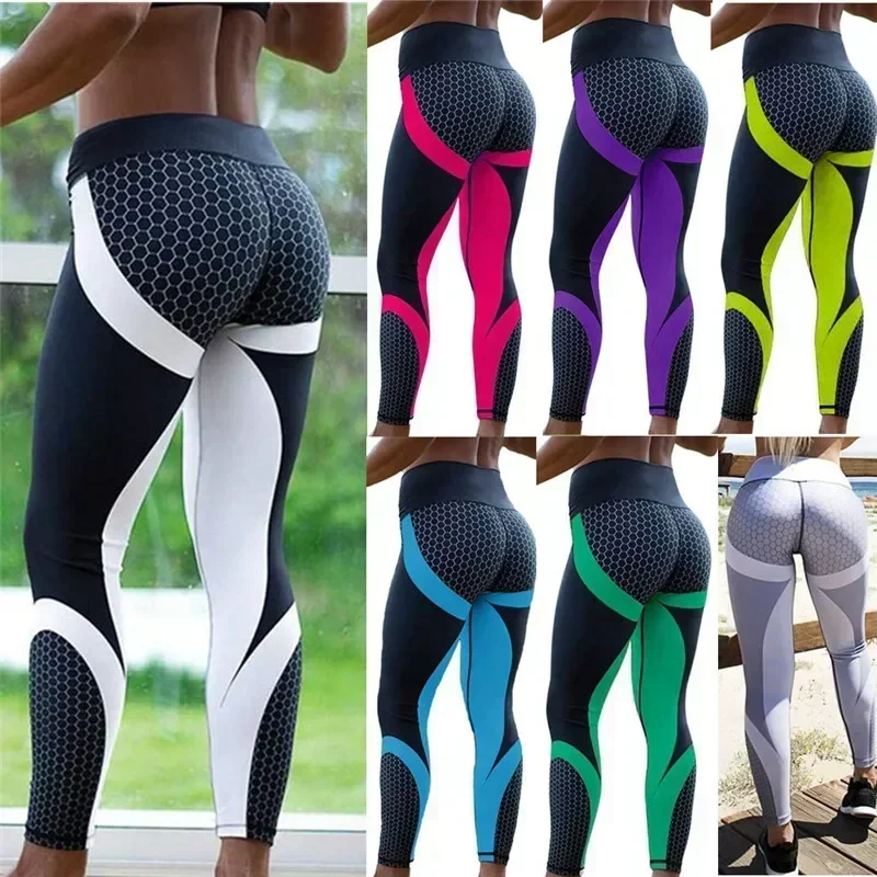 Pantaloni da yoga stampati da donna push up professionali da corsa fitness palestra leggings sportivi pantaloni attillati leggins a matita