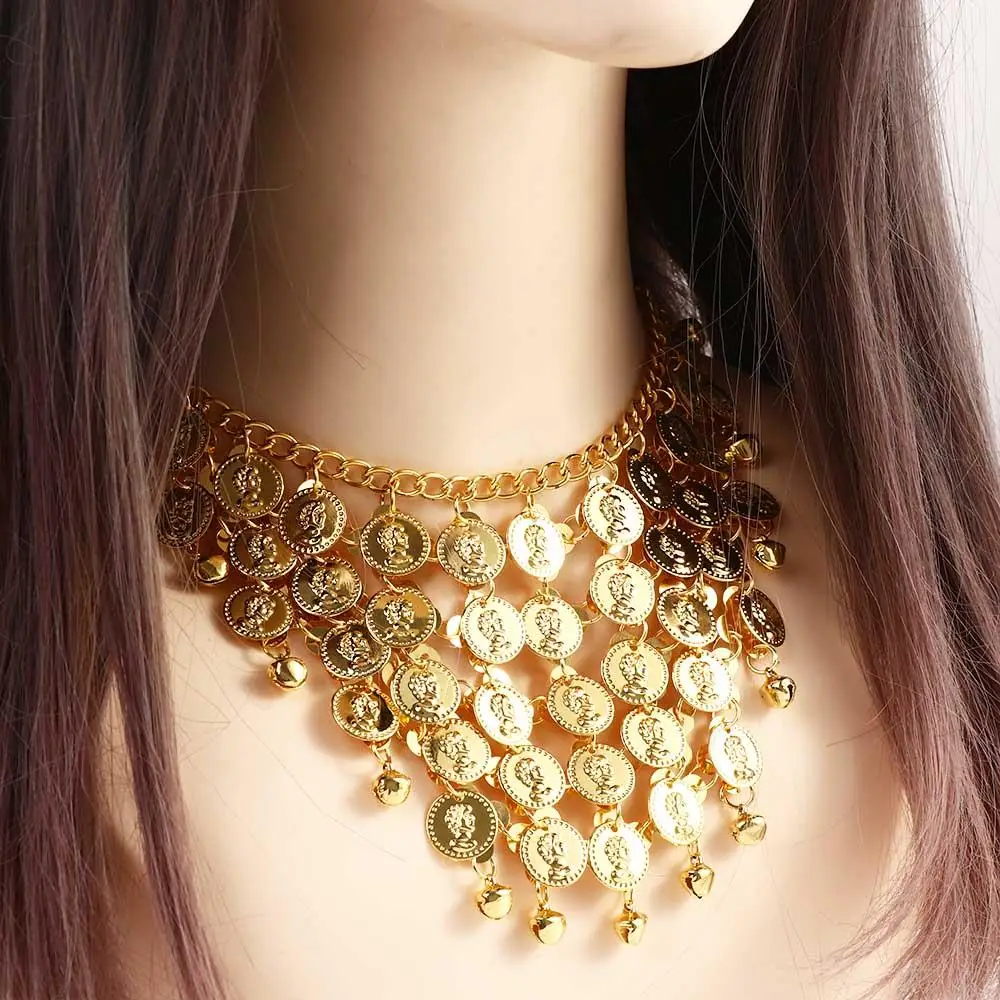 Collana con perline a catena per la testa Collana bohémien Danza indiana Costumi di danza del ventre Fascia per capelli con diamanti Accessori per la testa Accessori per prestazioni