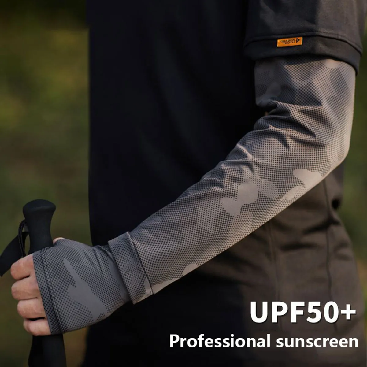 Summer New Sun Protection Sleeves For Man Lightweight Breathable Fishing and Cycling UV Blocking Protective Sleeves For Arms