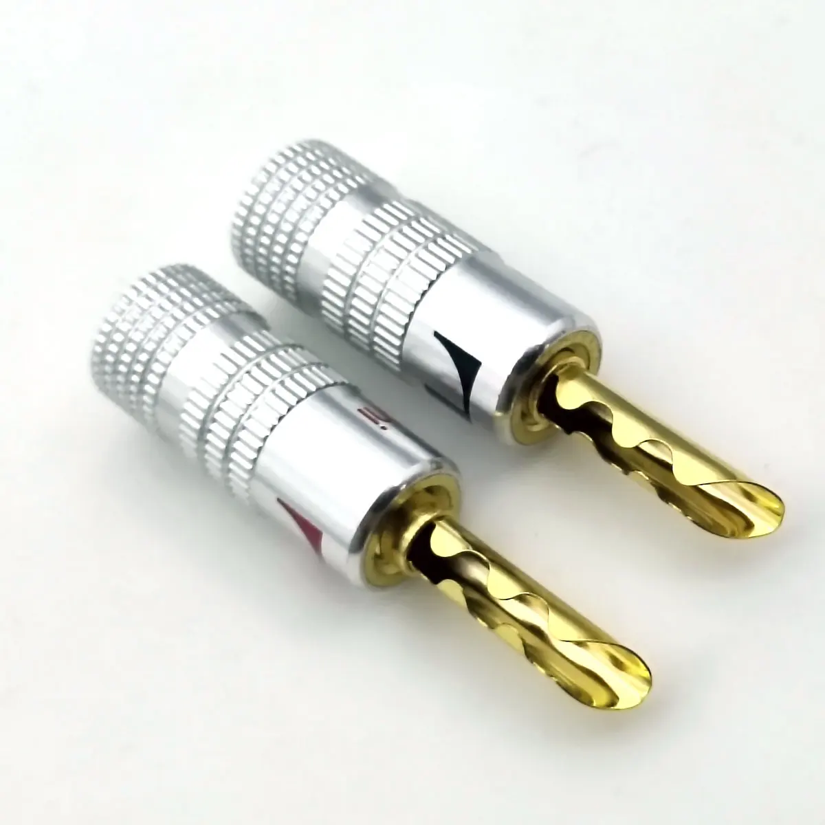 copper 24K Gold Speaker Wire for 4mm Banana Plugs