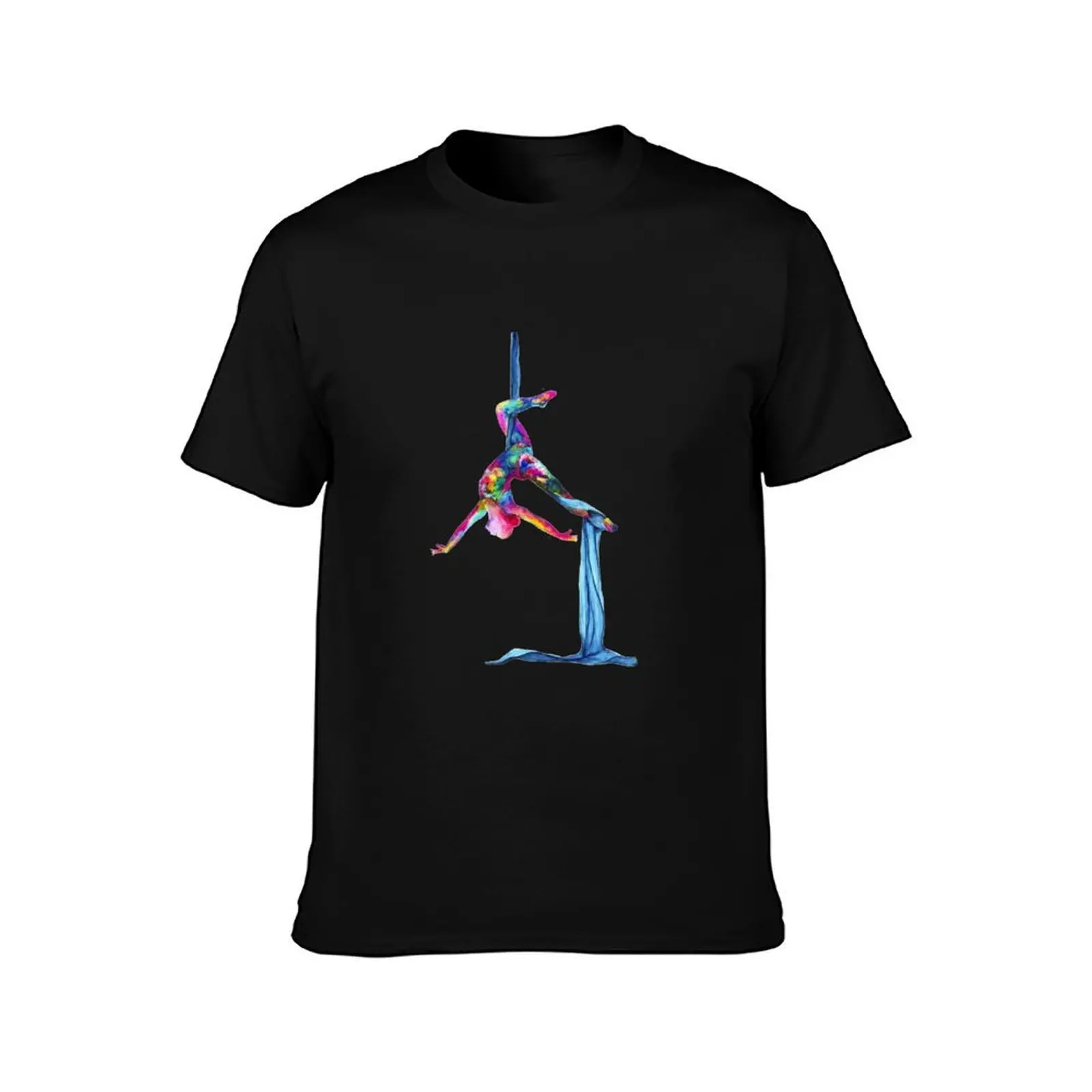 Aerial dance watercolor T-Shirt man t shirt designer t shirts for man slim fit t shirt for man T-shirt