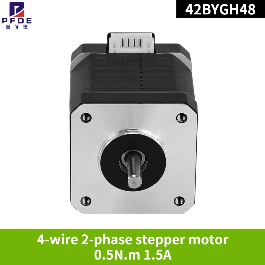 42BYGH48  48mm Height 4-lead Stepper Motor 0.5N.m 1.5A 2 Phase Motor for 3D Printer XYZ Engraving Milling Machine