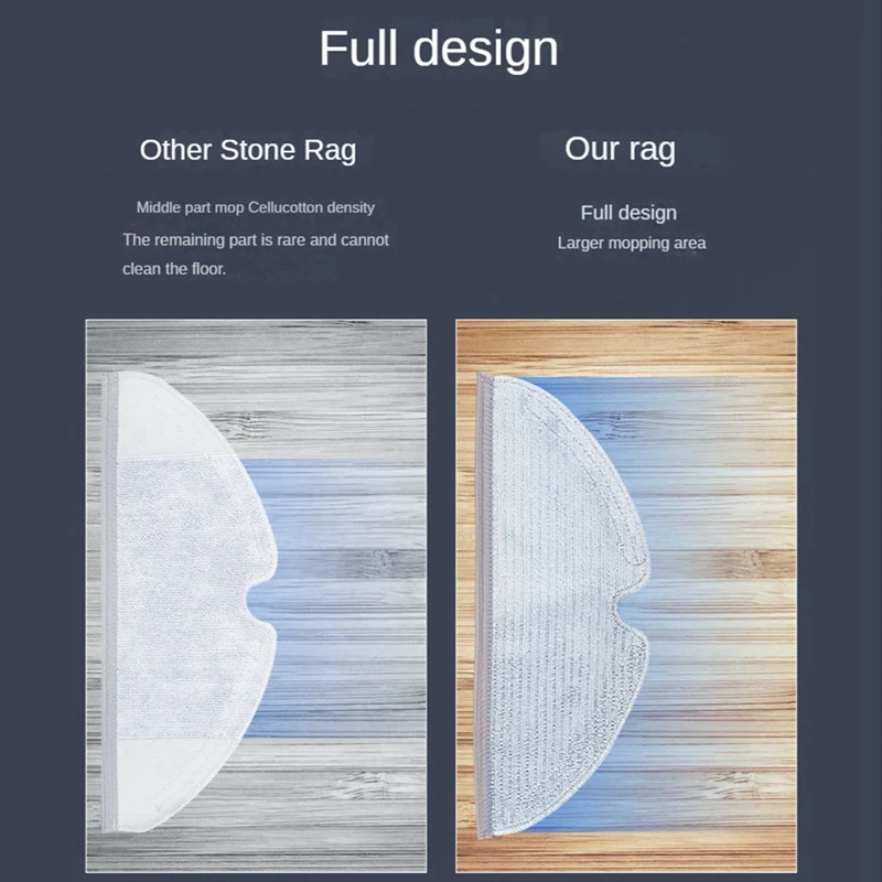 걸레 진공 청소기 걸레 교체 액세서리, Roborock Q7 Max + / T8 로봇용 헝겊 걸레 천