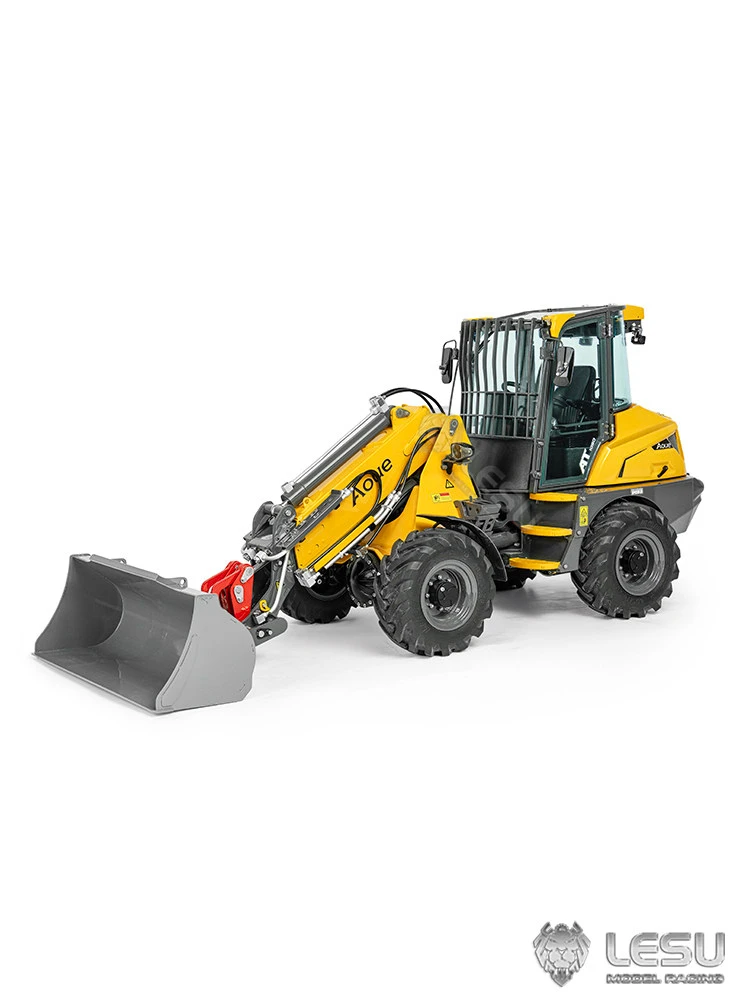 LESU For 1/14 RD-A0015-C MCL8 Loader Adapter Full Metal Original Bucket Model Truck Diy Accessory Toy