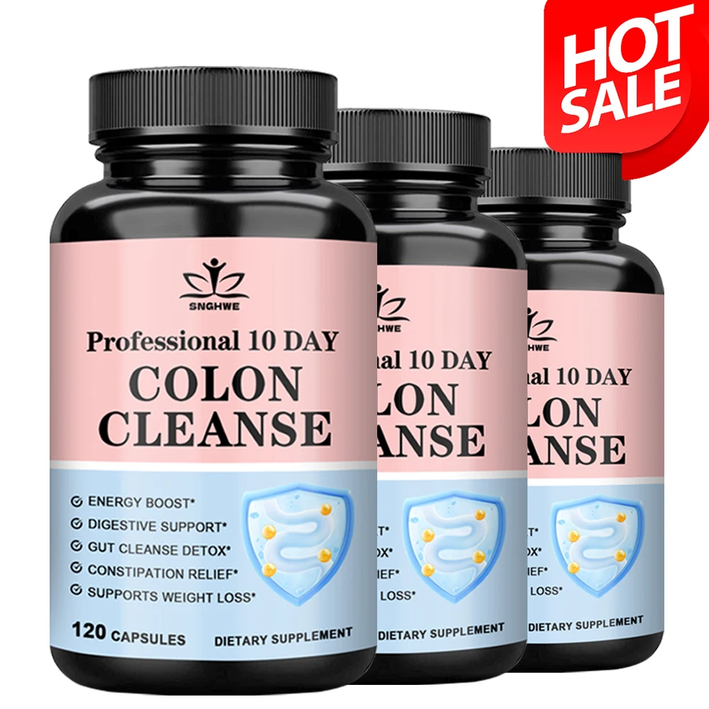 

SNGHWE10 Day Intestinal Cleansing Capsule, Targeting The Overall Colon,Daily Detoxification,Relieving Constipation Supplements