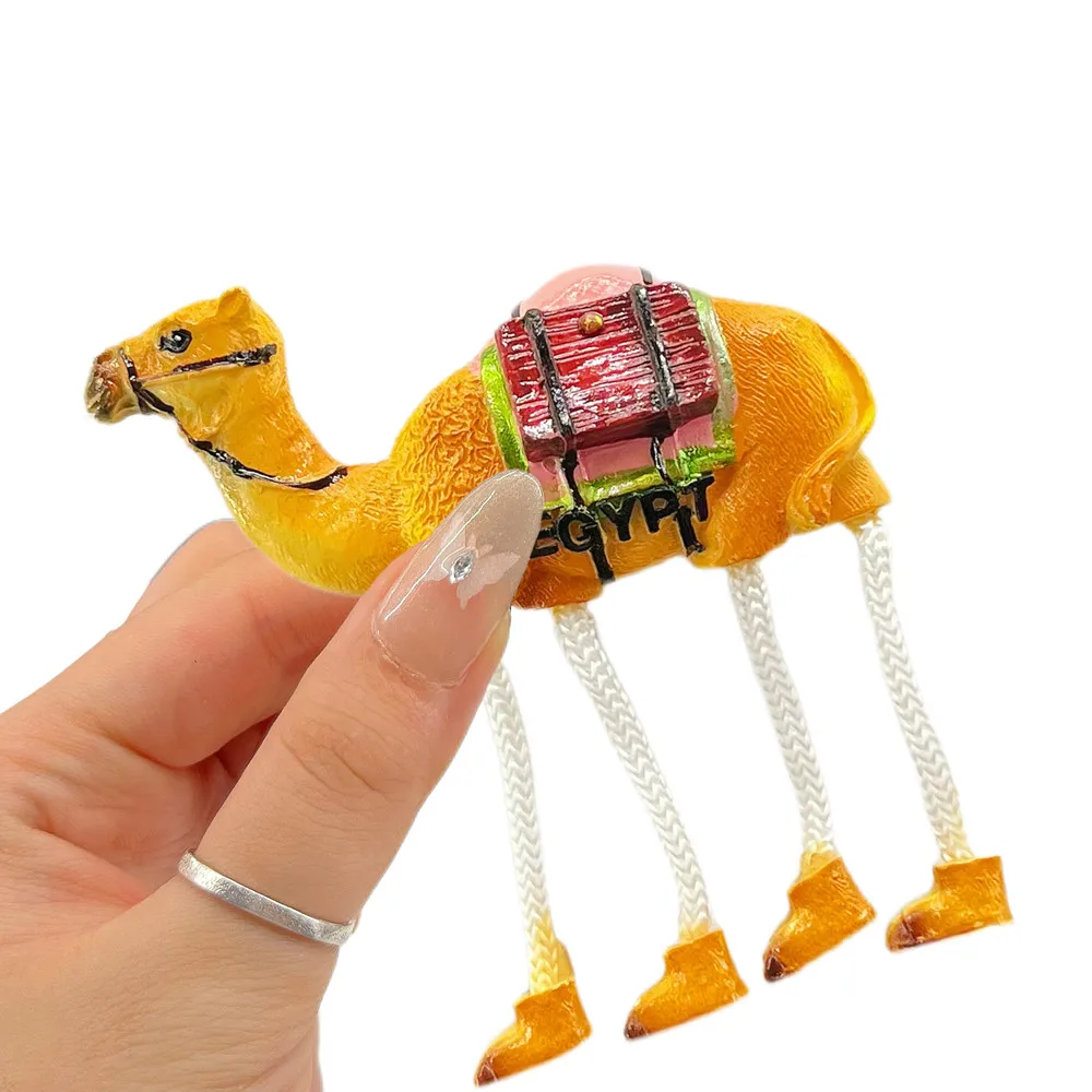 Egypt magnet, EGYPT camel car souvenir, 3D cute decor, resin fridge ornament, African funny gift, magnetic decor