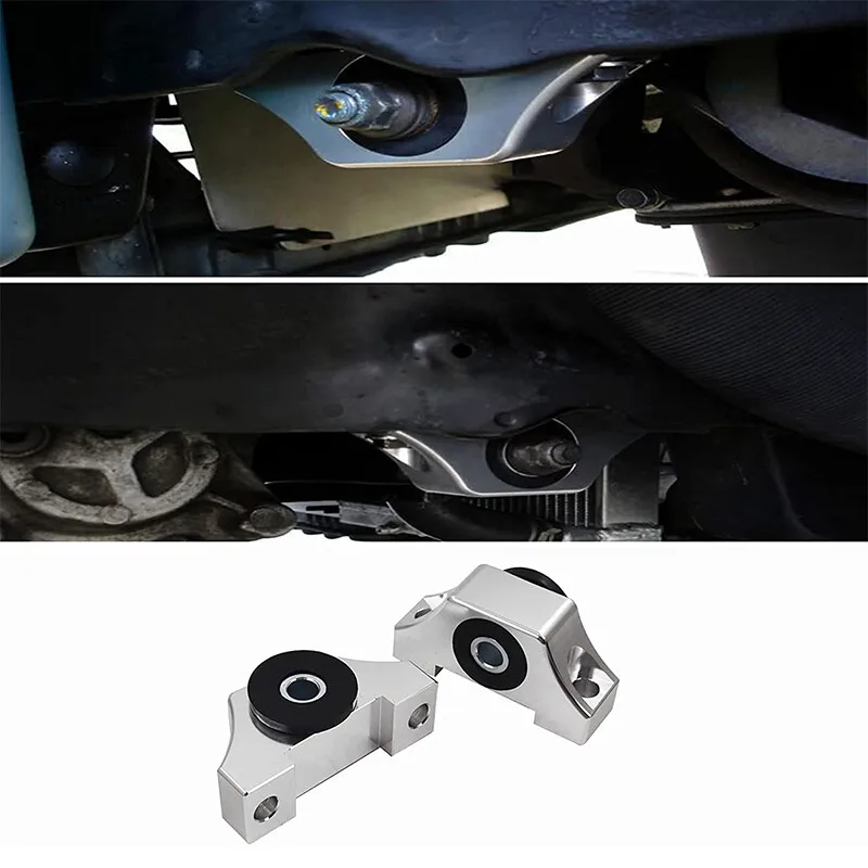 2 بولت محرك المحرك جبل عدة ل 96-00 سيفيك EK B16 B20 D16 B D كروم الخام