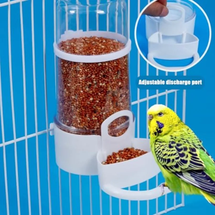 【Spot goods】Automatic Bird Feeder and Water Dispenser 2PCS Cage Accessories for Parrots Budgie Lovebirds Parakeet Cockatiel - F view 4