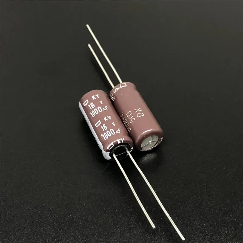 10pcs 1000uF 16V NIPPON NCC KY Series 8x20mm Low ESR 16V1000uF motherbord Aluminum Electrolytic Capacitor