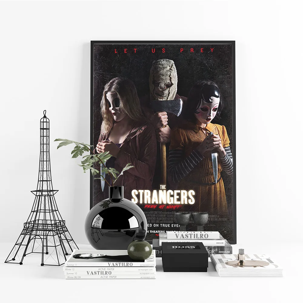 الغرباء فريسة في الليل الفيلم طباعة ملصق فني ملصقات جدار الفيلم قماش اللوحة الفيديو غرفة السينما ديكور #2