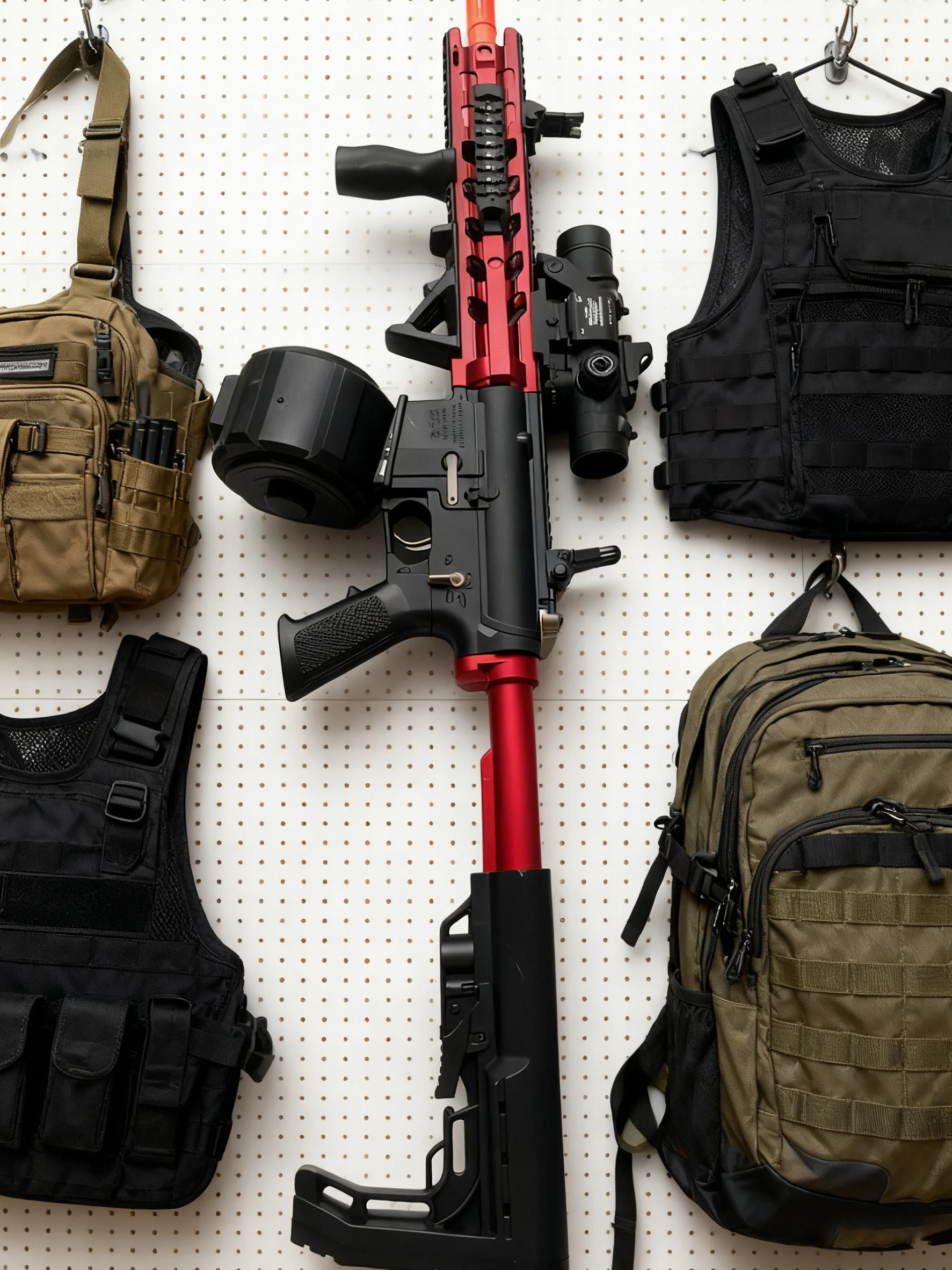 Ultimate viper m4 splatter bola blaster manual automático elétrico para jogos de tiro ao ar livre seguro eco amigável brinquedos presentes