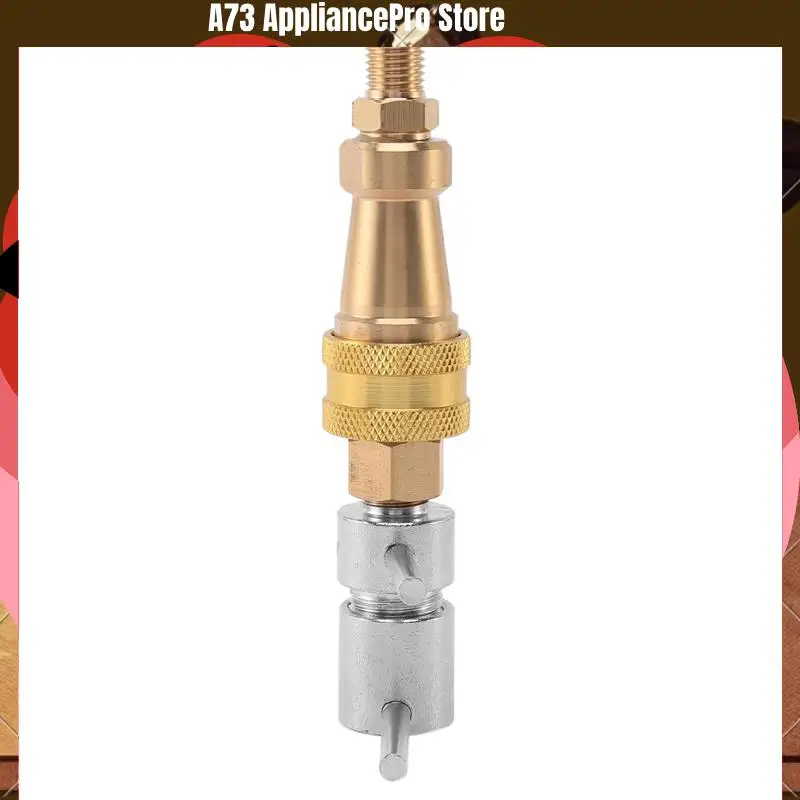 

5X Tools High Pressure Washer 1/4 Inch FNPT Refrigerator Quick Coupling Brass Washer Quick Connect Plug-A73Z