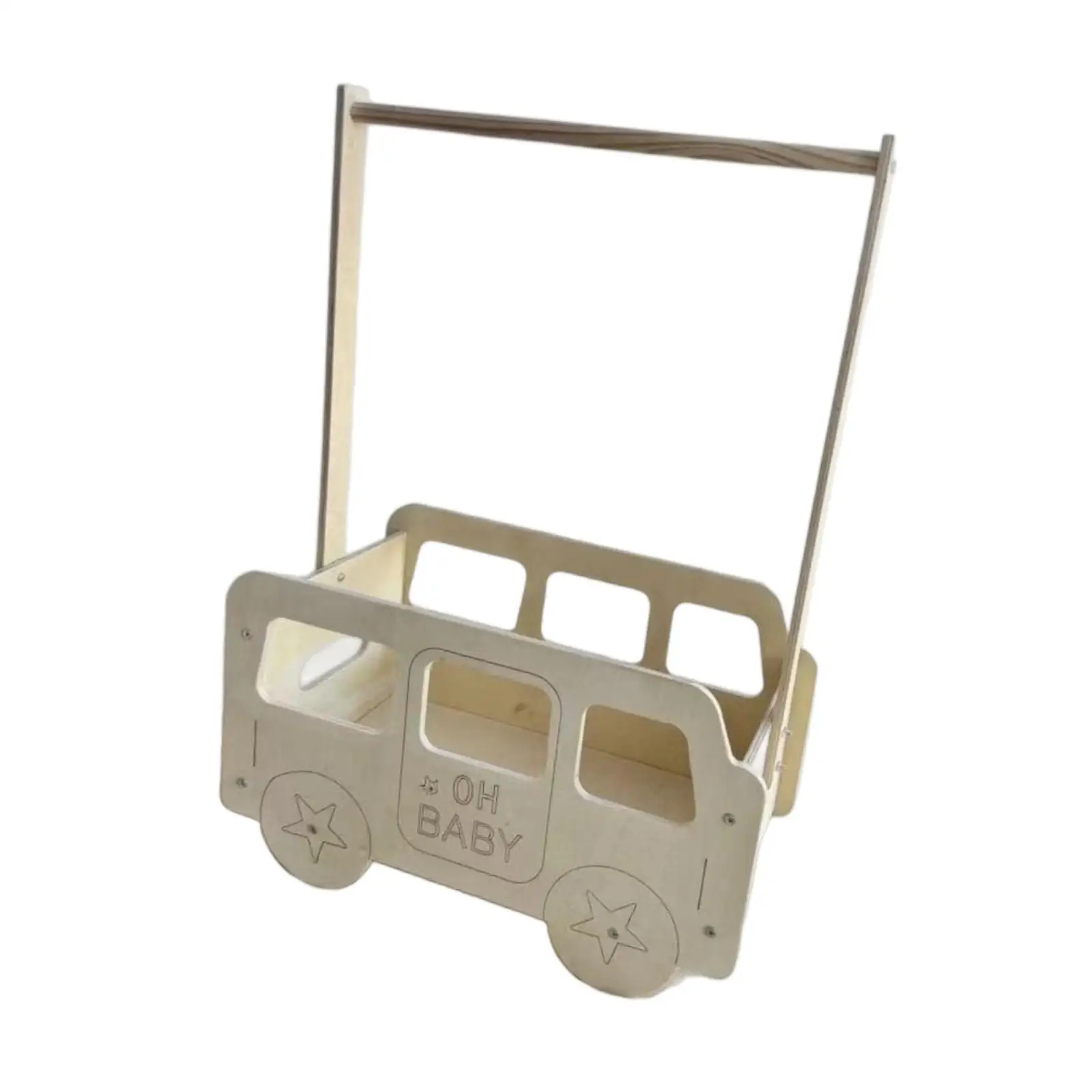 

Pet Clothing Rack Storage Organizer Wood Baby Shower Hamper Clothing Hanger Simple Pet Hanger for Entryway Shoes Living Room