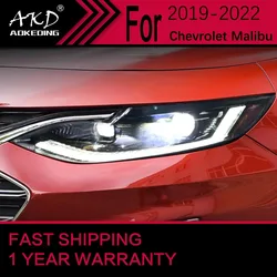 Car Lights for Chevrolet Malibu XL LED Headlight 2019-2022 Malibu Head Lamp Drl Projector Lens Automotive