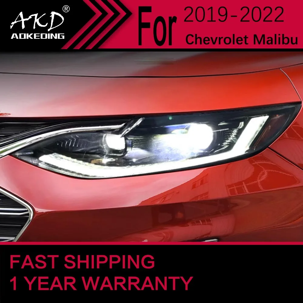 Car Lights for Chevrolet Malibu XL LED Headlight 2019-2022 Malibu Head Lamp Drl Projector Lens Automotive