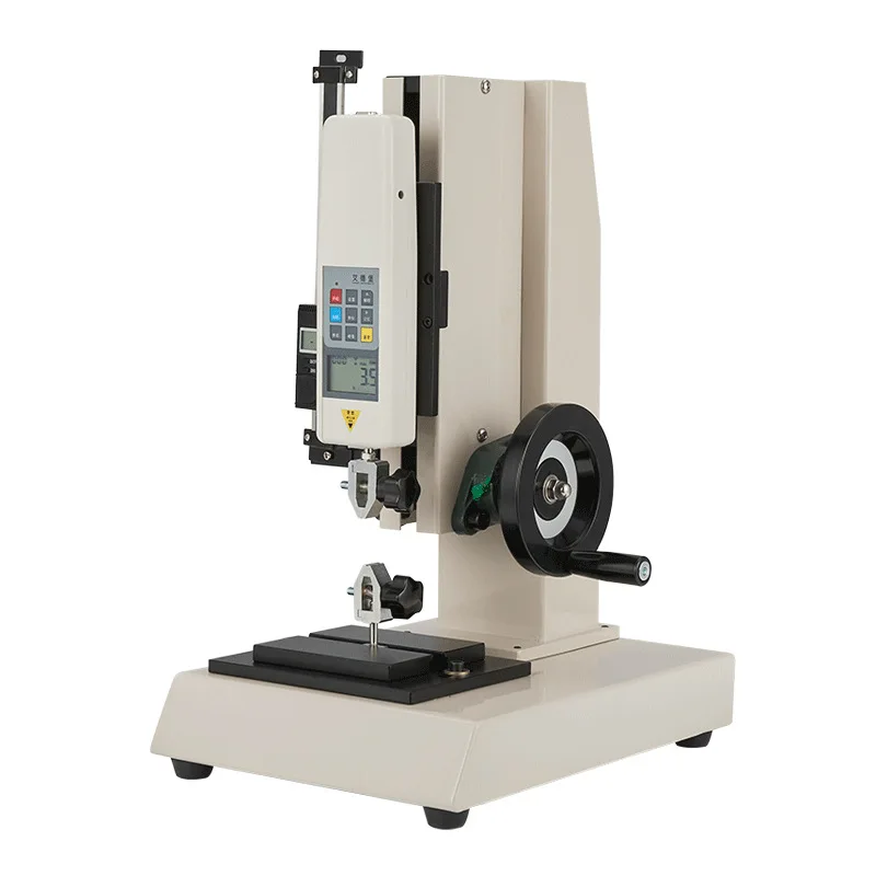 

Digital push-pull gauge spring pressure testing machine, test bench hand spiral rack 100 kg