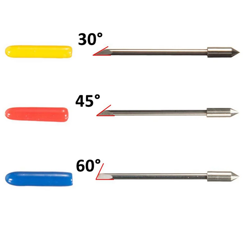 A53Q-3X Blade Holder Base With 54Pcs Cutting Blades (30/45/60 Degree) For Silhouette Cameo 1 2 3/Portrait/Curio view 3