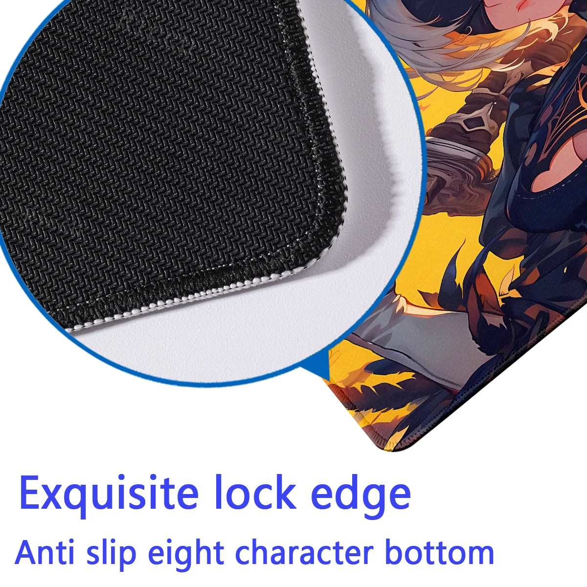 女の子のためのセクシーなキーボードゲーム,カーペット,デスクマット,アニメアクセサリー,Nier automata yorha no.2,タイプb,2b,xxl