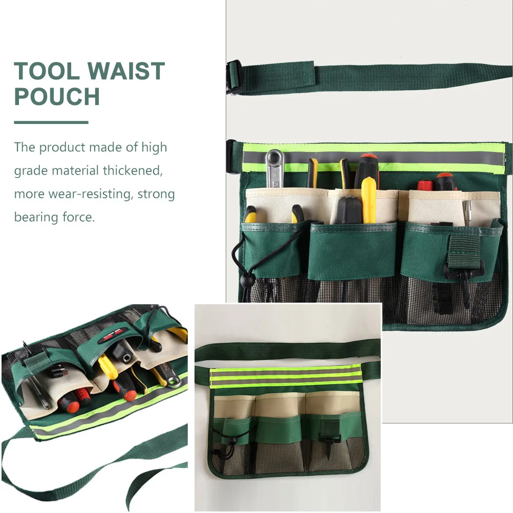 حديقة أداة فاني حزمة دائم متعدد جيب الخصر حقيبة المنظم حزام قابل للتعديل حقيبة المرافق لعمال البناء