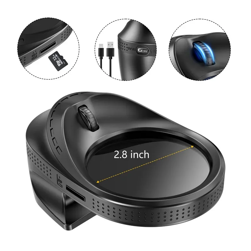 for Large Size Desktop Magnifying Glass with 3 Light Modes Photo Video Recording Wide View Adjustable Stand Easy Reading