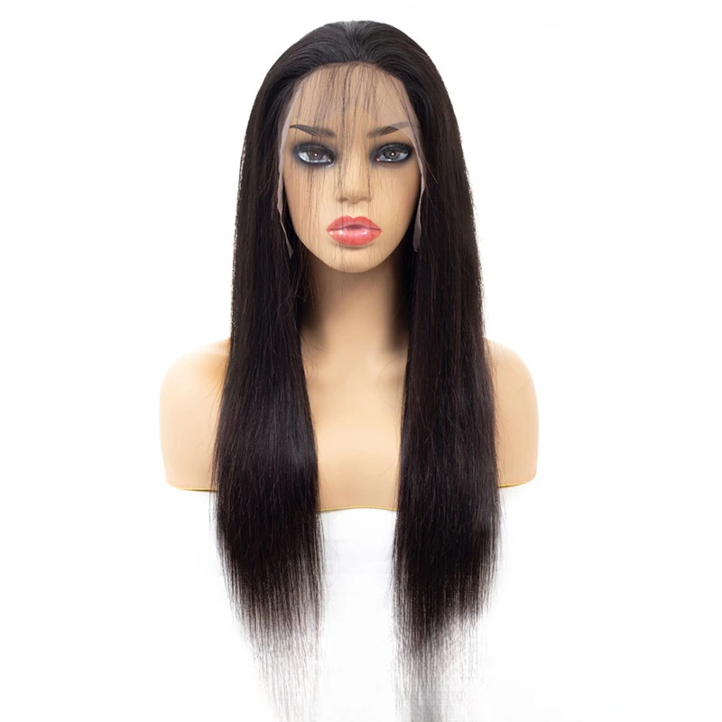 

Transparent Mesh Smooth Hair Human Hair 13X4 Front Lace Human Wig Headcover