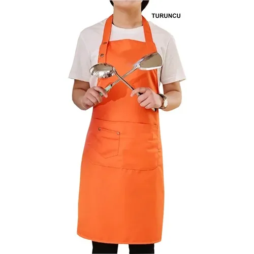 Medusa Forma Pendant Master Chef-Barista-Cook-Barber-Tattoo-Waiter Apron Orange