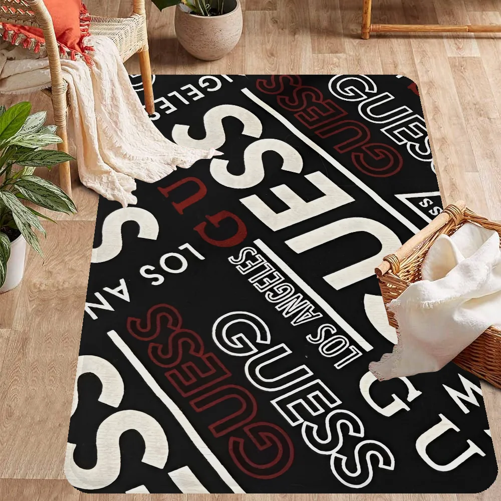 G_guessS logo Bath Mat Nordic Style Home Doormat Bathroom-Toilet Mats Bedroom Welcome Doormat