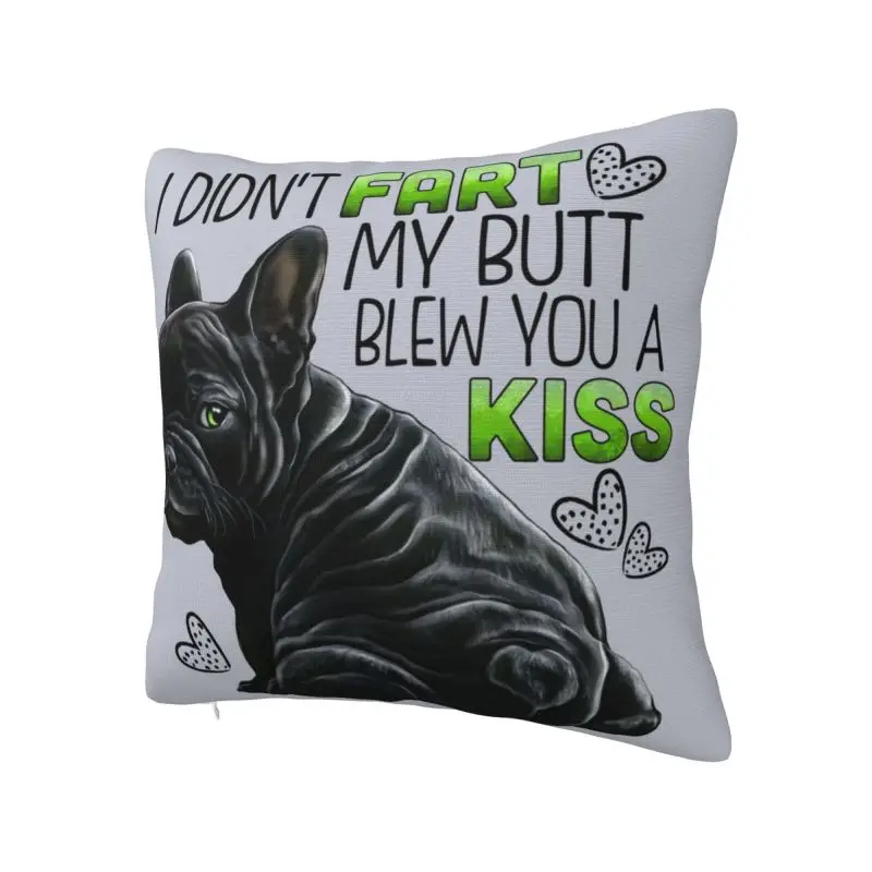 Cute French Bulldog Pillow Decorative Funny Frenchie Pet Nordic Cushion Cover Car Pillowcase