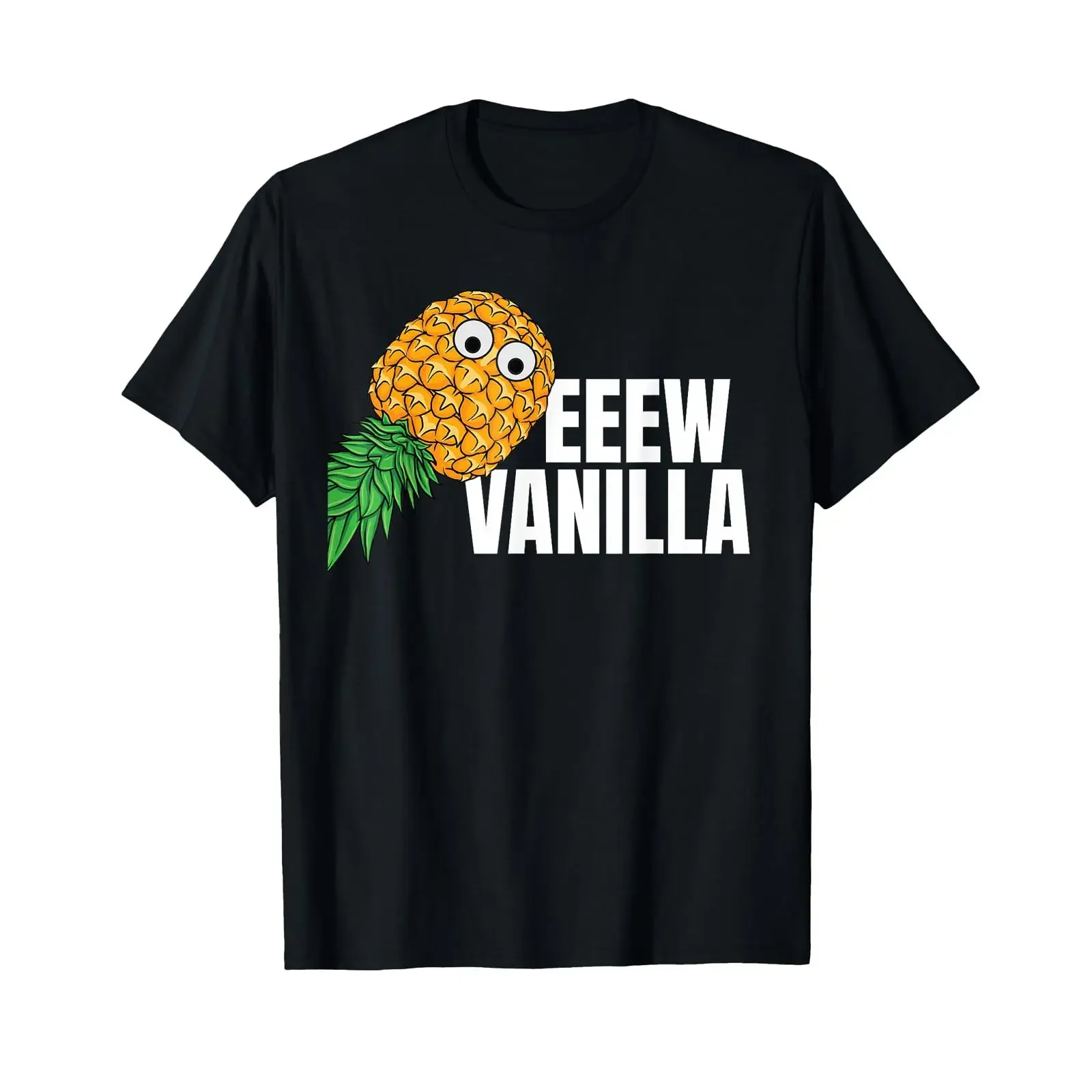 Ew Vanilla Funny Swinger Upside Down Pineapple T Shirt vintage Washed Versatile Top For Everyday Wear Comfortable Unisex