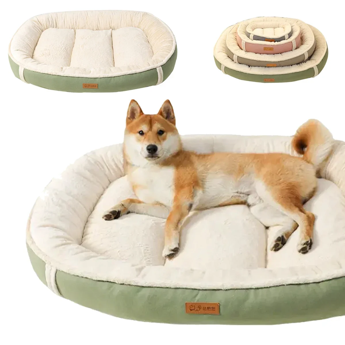 

Deluxe Medium Dog Bed Pet Wear-resistant Scratch Proof Soft Sofa Warm Comfortable Pet Bed for Cat Puppy Pad Accessories for Dogs