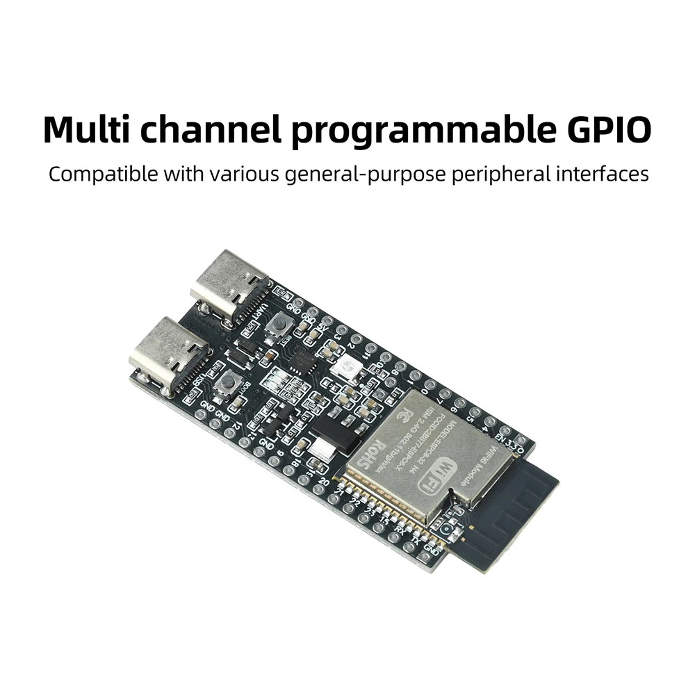 ESP32-C6 Entwicklungsboard WiFi 6 Bluetooth 5 RISC-V32 Stromsparendes IoT-Funkmodul für Smart Home und industrielle Anwendungen – Detail 6
