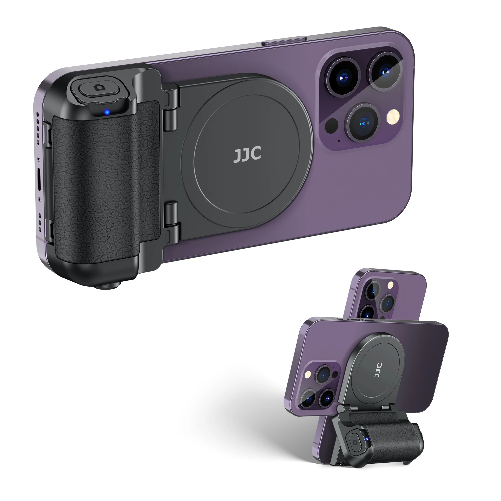 マグネット式スマホカメラグリップハンドル、セルフィーフォト