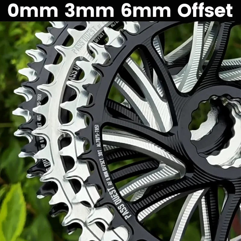 

For Cinch Chainring Raceface Crown 30t 32 34t 36 38t 40t 42 44 46 48t Tooth Chainring 0mm 6mm 3mm Offset Front Single Chain Ring
