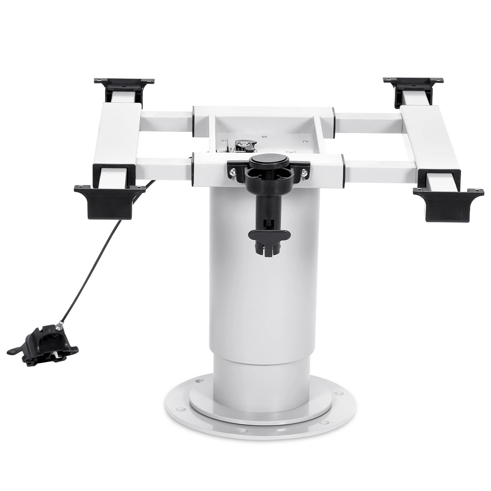

Pneumatic Table Leg Base Bracket Height Adjustable Heavy Duty RV Table Leg with Gas Lift for Marine Boat Marine Yacht