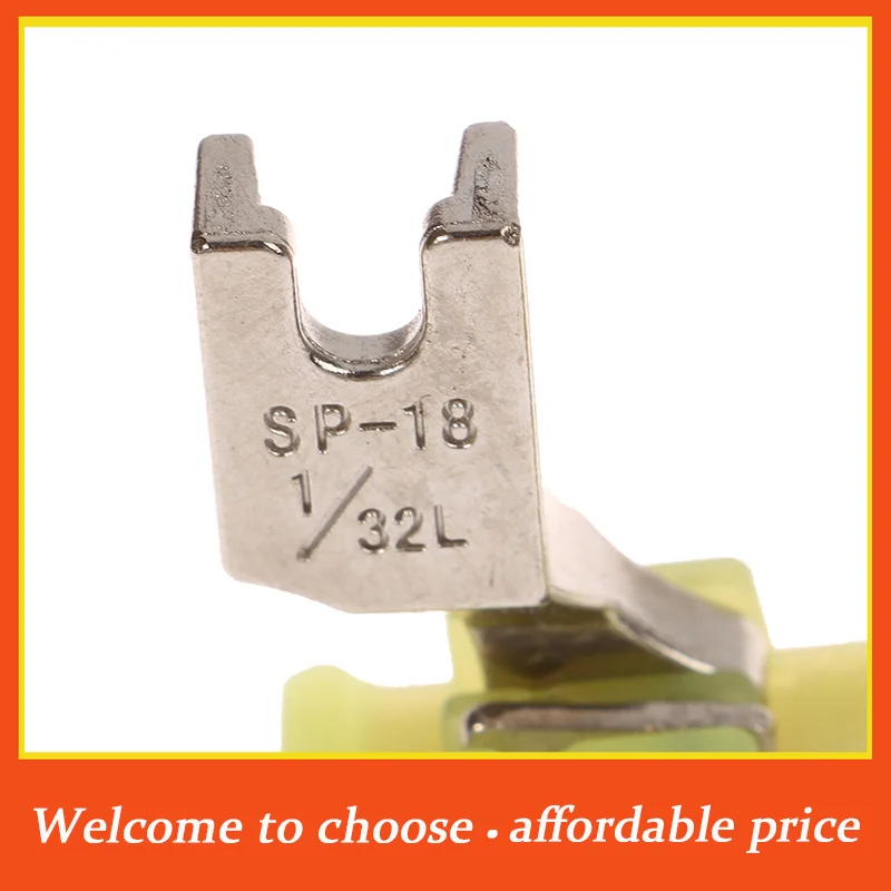 。For Industrial Single Needle Straight Lockstitch Sewing Machine Guide Sew Accessories SP-18 Right Left Edge Guide Presser Foot