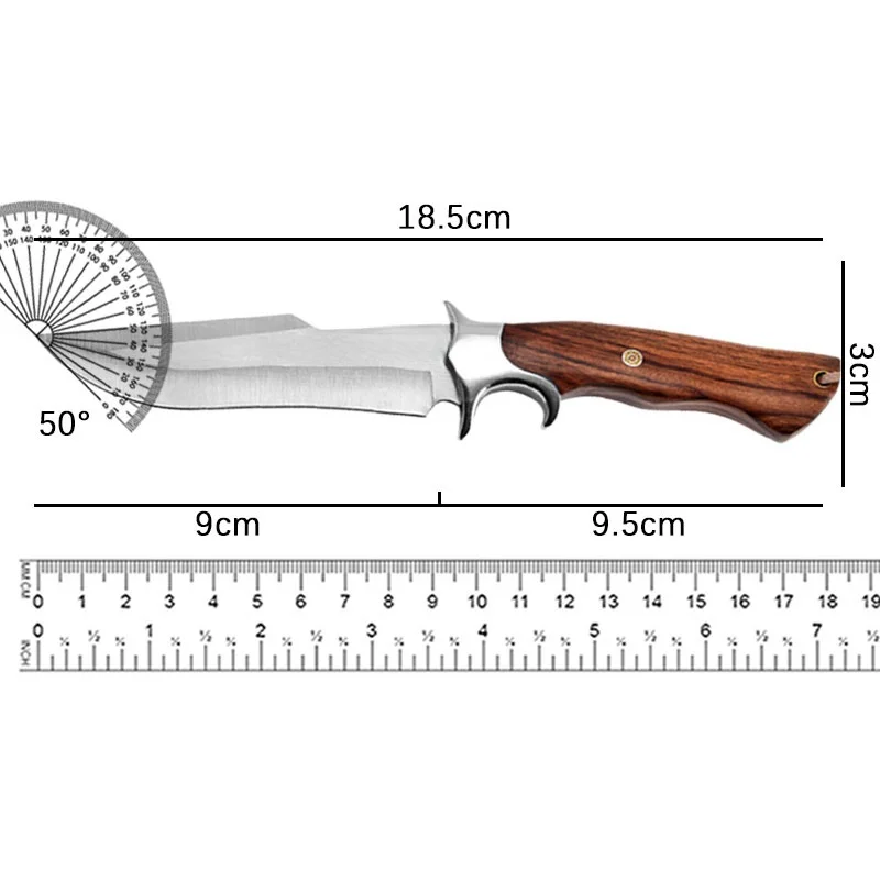 Outdoor Knife Multifunctional Camping Knife Fruit Knife High Hardness Small Straight Knife