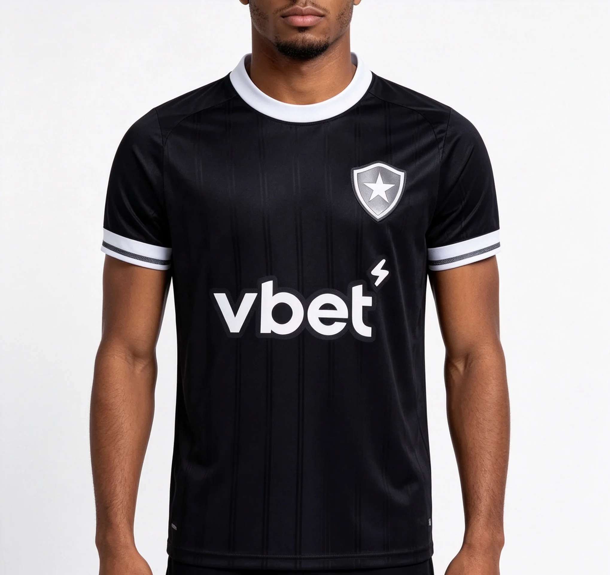 3D-gedrucktes, schnelltrocknendes, atmungsaktives T-Shirt für Outdoor-Sportarten, Brasilien Botafogo Fußballtrikot, dünnes Familien-T-Shirt mit kurzen Ärmeln – Detail 1