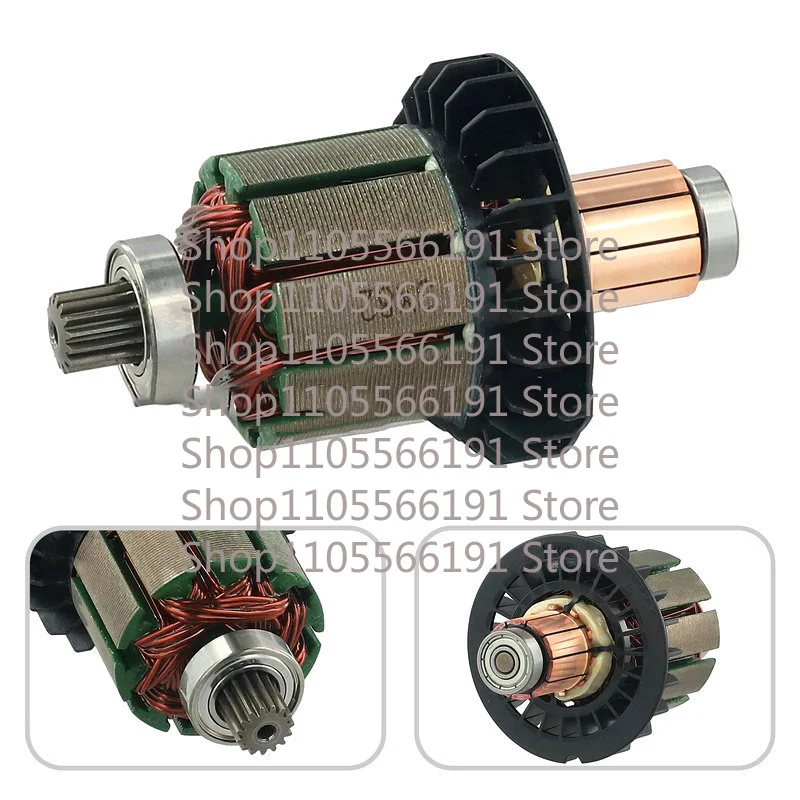 619380-9 Armature for DDF482 DHP482 DHP482RAE DHP482Z DDF482RME DHP482RME DDF482RFE DDF482Z Drill Screw Driver