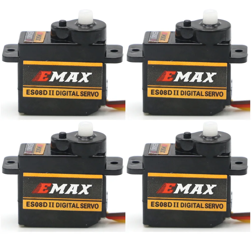 

EMAX Yinyan ES08D 8g миниатюрный пластиковый цифровой рулевой механизм сервопривод робот DIY модель самолета аксессуары