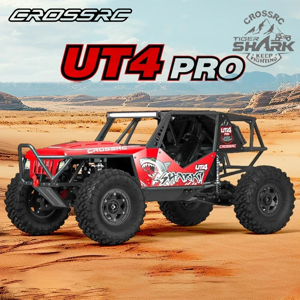 CROSSRC UT4 PRO SHARK 1/7 RC Simulation Electric Remote Control Model Car Rock Crawler Off-Road Buggy Adult Children's Toys