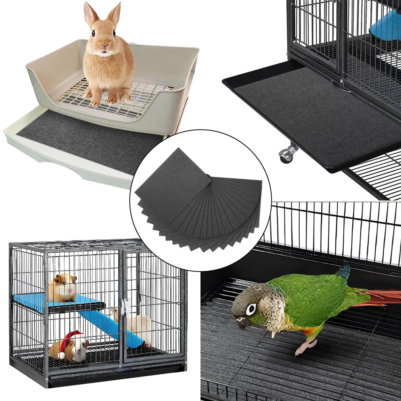 

Disposable Bird Cage Liners Durable Materials & Easy to Use Cockatiel Cages Liners Protect The Floor From Pets