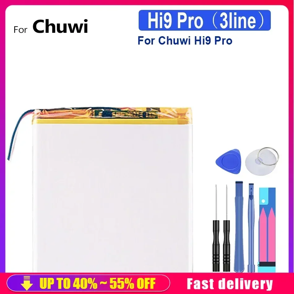 

5000mAh Bateria High Capacity Replacement Backup Battery For Chuwi Hi9 Pro