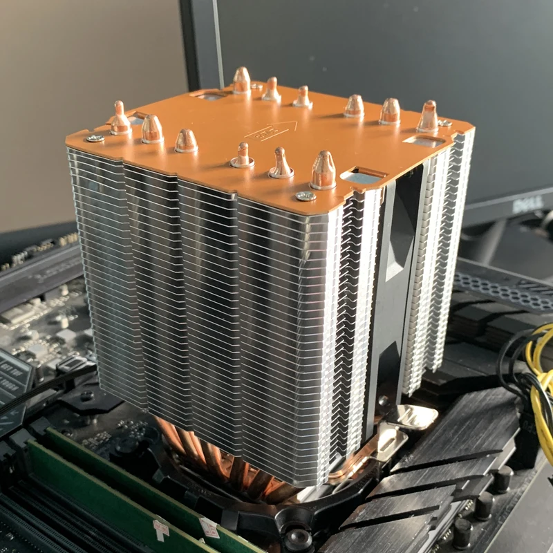 CPU Air Cooler 6Heatpipes PC Processor Ventilador for Intel LGA 1700 2011 1200 1366 115X X79 X99 AMD AM3 AM5 AM4 Cooler