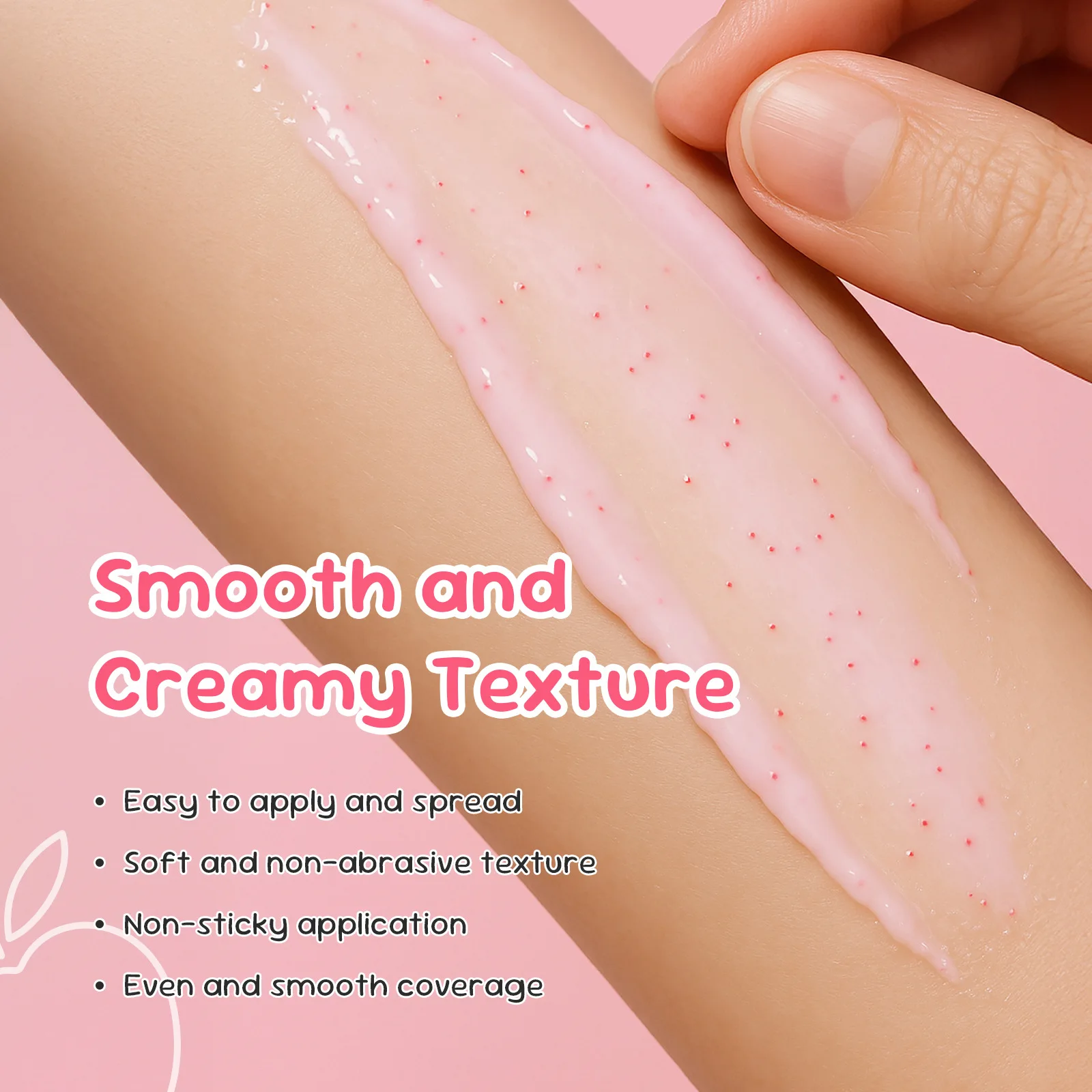 كريم مقشر العسل والخوخ لتنظيف عميق للقدمين والجسم، تقشير جسدي للبشرة والركبة وإزالة الميلانين الداكن