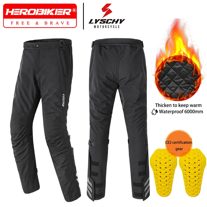 

LYSCHY Motorcycle Riding Pants Winter Windproof Pants Anti-fall Quick-release Pants Warm Men's And Women's Riding Equipment
