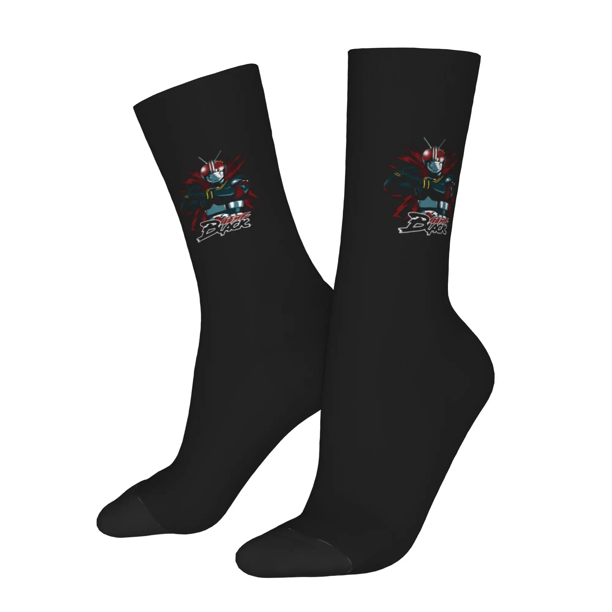 Funny Sock BANDAI Kamen Rider 1 Vintage Quality Pattern Printed Men Socks Casual Men's Socks