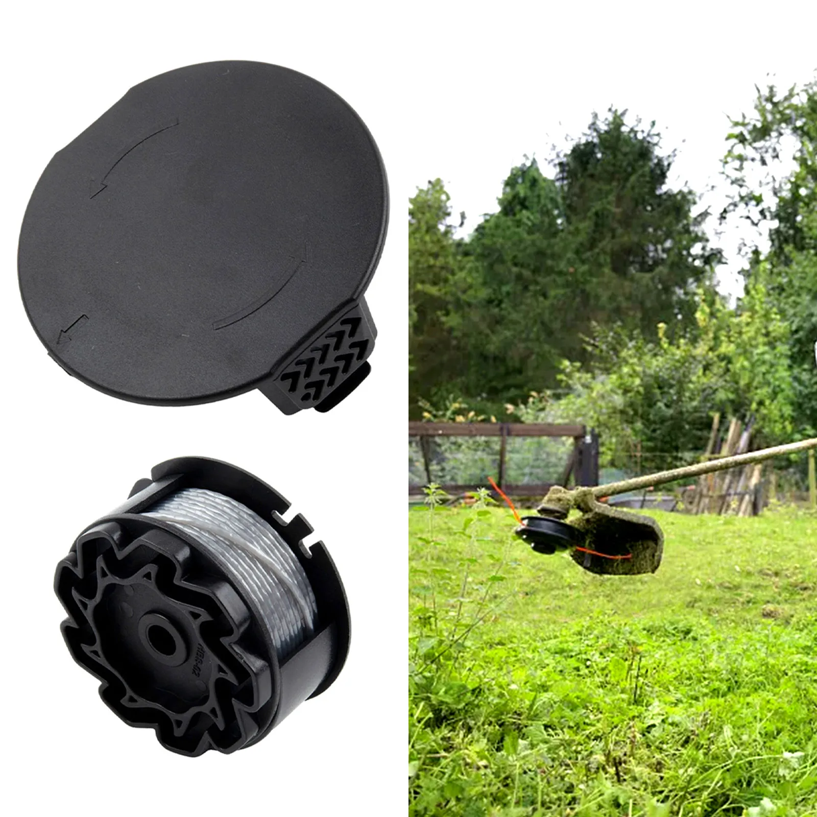 

High-end Easy To Use Spool 18/18-26/18-260 F016800570 Grass Trimmer Spool Gray Indentation Line Nylon Material