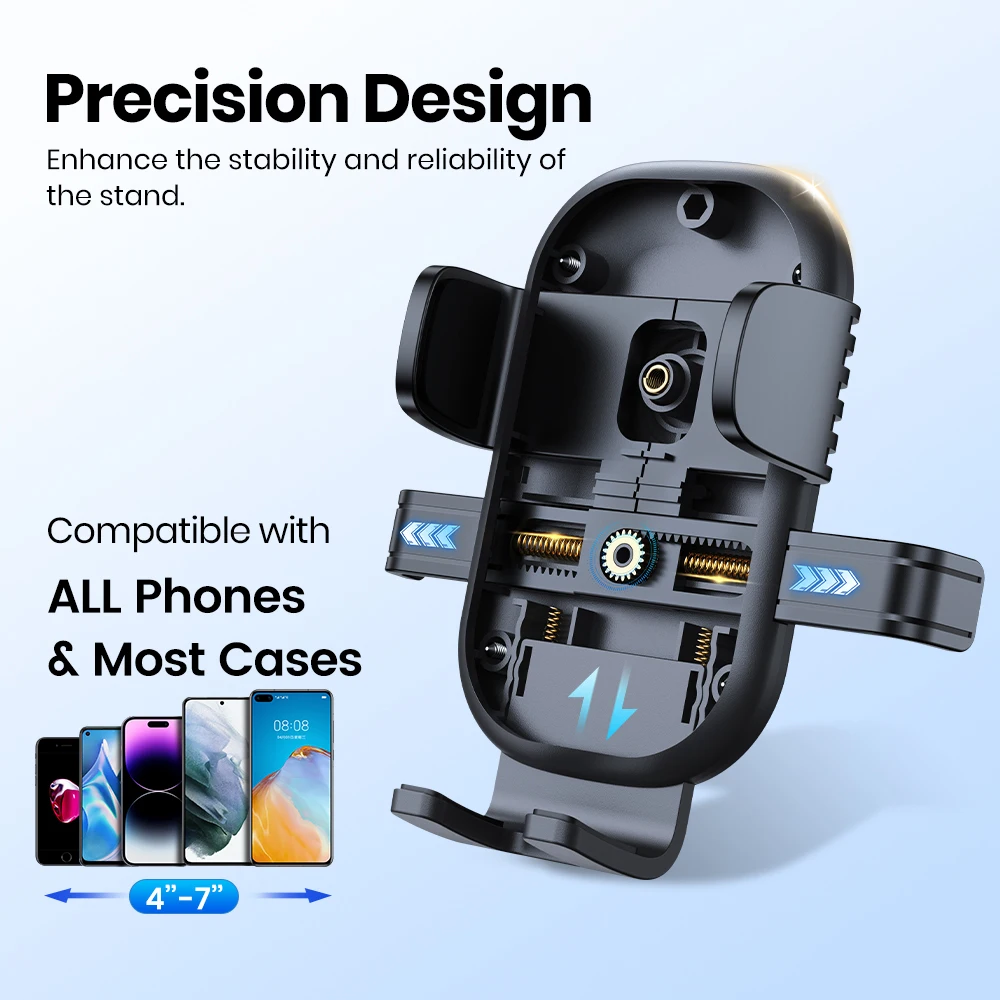 TOPK Lüftungsschlitz-Handyhalterung fürs Auto, verlängerter Metallhaken, Schwerkraftmontage, 360° drehbarer Handyhalter für iPhone, Samsung, Xiaomi – Detail 5
