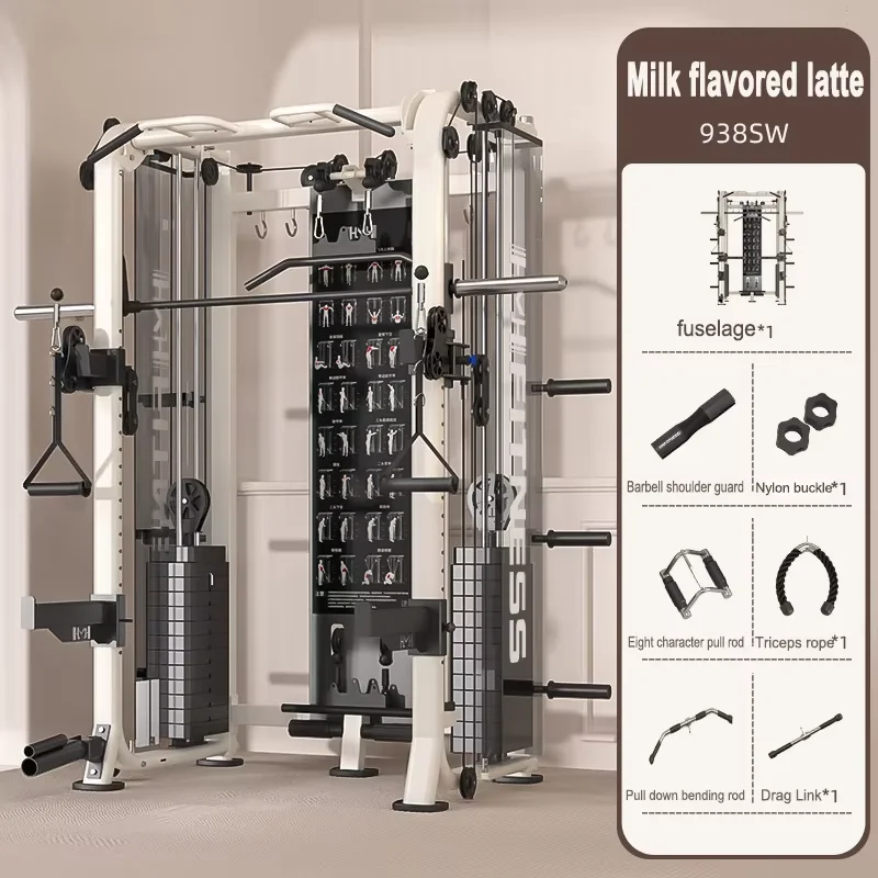 

Подставка для приседаний и скамейки, многофункциональная машина, комплексный тренажер Смита, портальная рамка для летающих птиц, домашнее оборудование для фитнеса