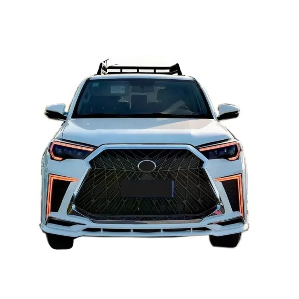 

Автомобильный бампер для 4Runner 2010-2019, обновленная модель переднего бампера, комплект решетки заднего бампера